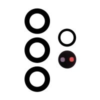 Стекло камеры для Samsung SM-S918B (Galaxy S23 Ultra) (комплект 5 шт.) <черный> ― Nsk.OnlineBazar.su