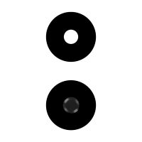 Стекло камеры для Tecno Spark Go 2 (KM4) (комплект 2 шт.) <черный> ― Nsk.OnlineBazar.su