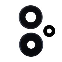 Стекло камеры для Xiaomi 23117RA68G (комплект 3 шт.) <черный> ― Nsk.OnlineBazar.su