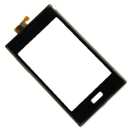 Тачскрин для LG E610 (Optimus L5) в сборе с рамкой <черный>
