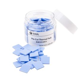 Термопрокладка для микросхем (12*12*1.5 mm/1.5 Вт/м.К) (комплект 100 шт.)