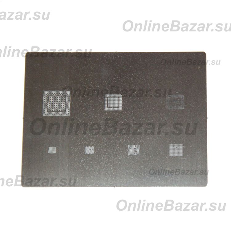 Трафарет BGA G1017 (микросхемы APQ8064, MBG965H, MDM9215M, PM8018, PM8917, WTR1605L, WCD9310) ― Nsk.OnlineBazar.su