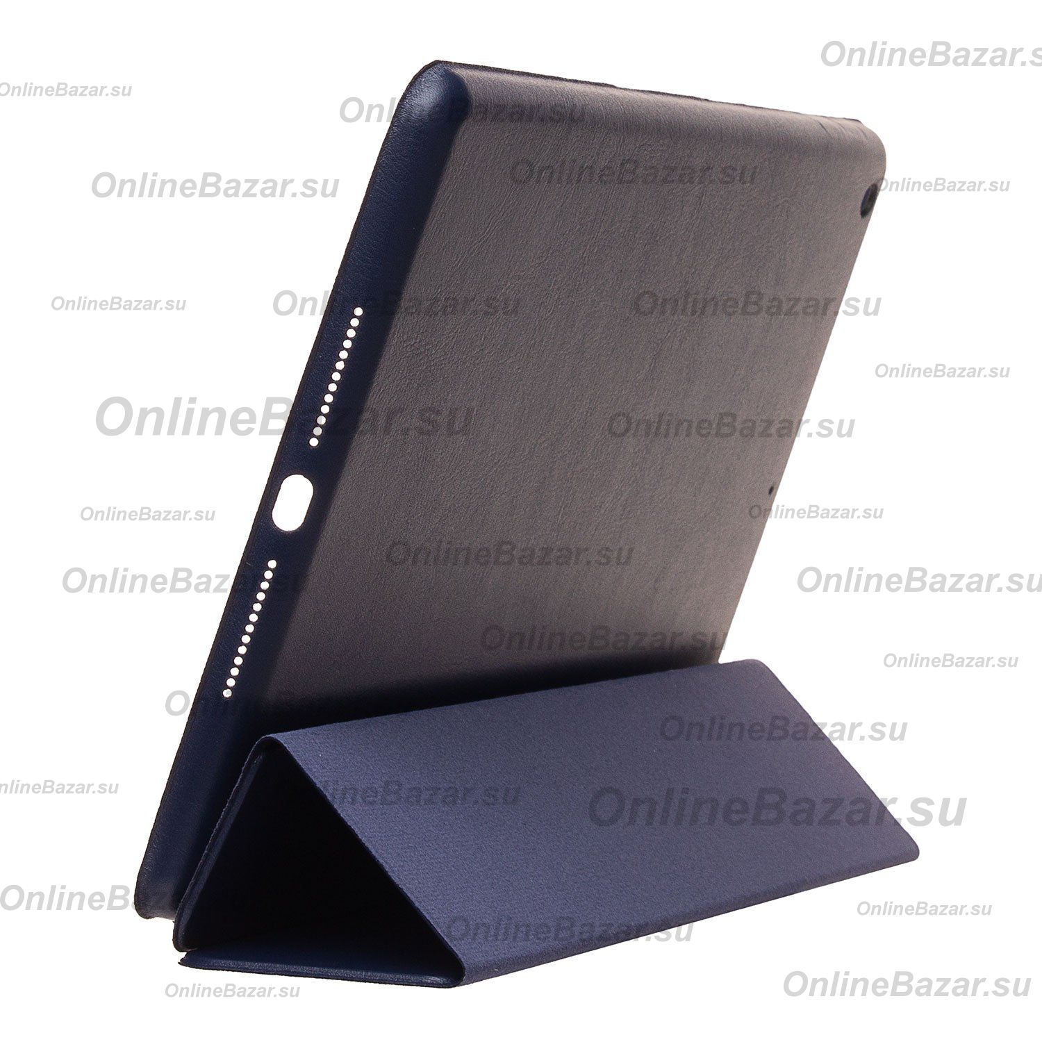 Чехол для Apple iPad 10.2 2019 кожзам + смарт панель <темно-синий> ― Nsk.OnlineBazar.su