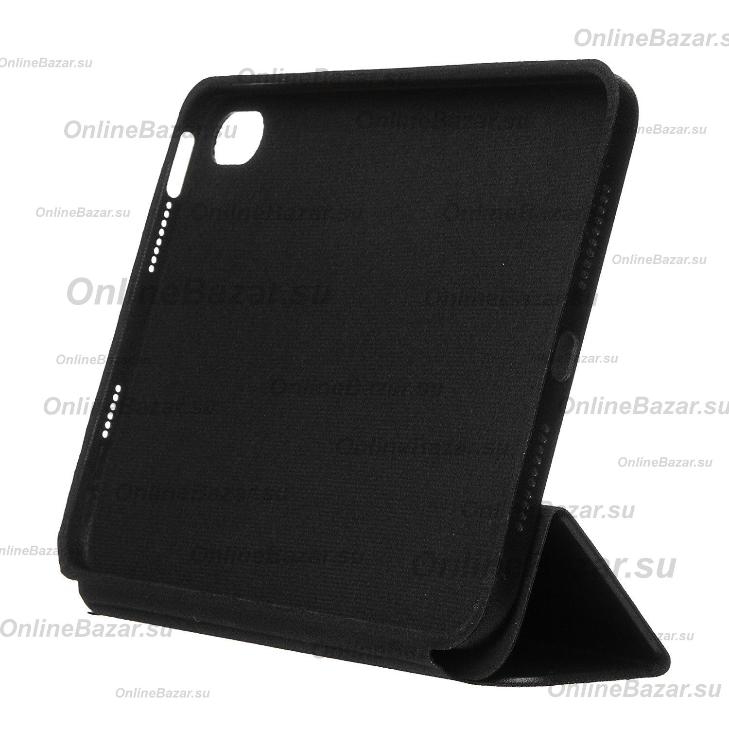 Чехол для Apple iPad mini 8.3 (2021) кожзам + смарт панель <черный> ― Nsk.OnlineBazar.su