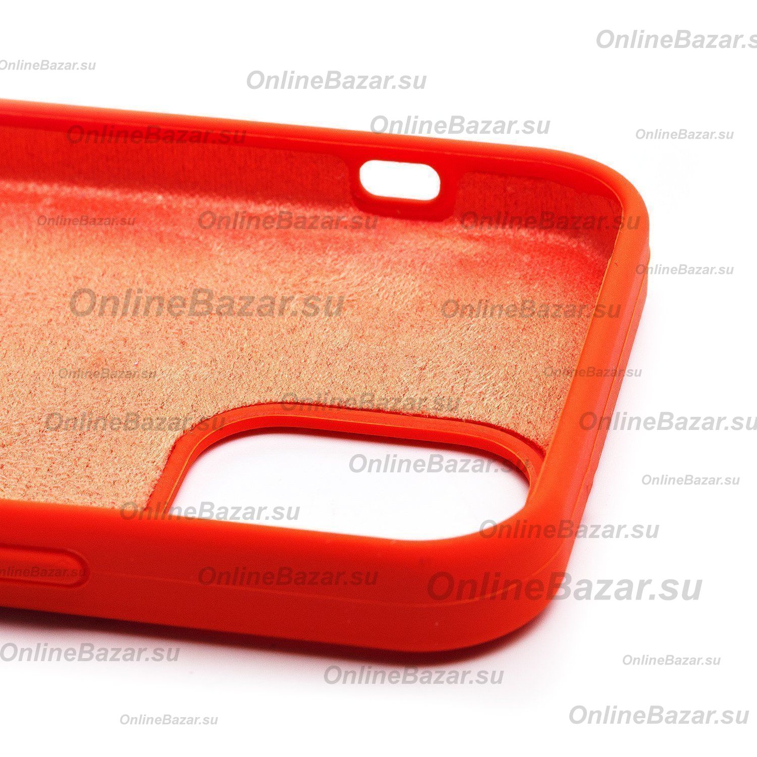 Чехол для Apple iPhone 12 mini силиконовый Soft Touch <оранжевый> (премиум) ― Nsk.OnlineBazar.su