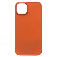 Чехол для Apple iPhone 15 Plus силиконовый матовый №6 <оранжевый> ― Nsk.OnlineBazar.su