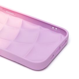 Чехол для Apple iPhone 15 Pro силиконовый серия чешуя <розовый>