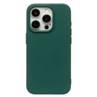 Чехол для Apple iPhone 15 Pro силиконовый Soft Touch 2 <темно-зеленый> ― Nsk.OnlineBazar.su