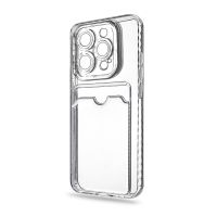 Чехол для Apple iPhone 15 Pro Max PromiseMobile силиконовый с картхолдером <прозрачный> ― Nsk.OnlineBazar.su