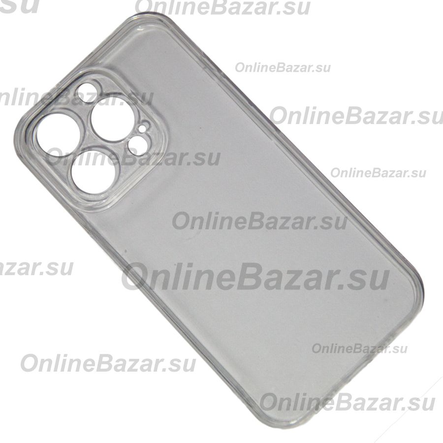 Чехол для Apple iPhone 15 Pro PromiseMobile силиконовый с защитой камеры <прозрачный> ― Nsk.OnlineBazar.su