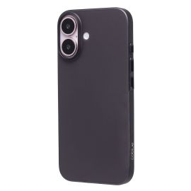 Чехол для Apple iPhone 16 пластиковый Coblue Matte <прозрачно-черный>