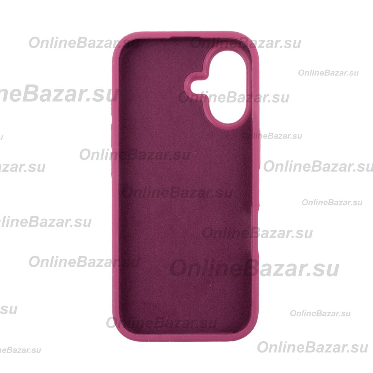 Чехол для Apple iPhone 16 PromiseMobile силиконовый Soft Touch <бордовый> ― Nsk.OnlineBazar.su