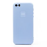 Чехол для Apple iPhone SE силиконовый Soft Touch 2 <голубой> (премиум) ― Nsk.OnlineBazar.su