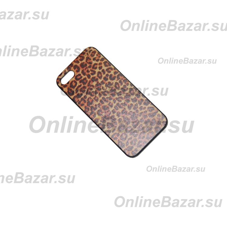 Чехол для Apple iPhone SE задняя крышка пластик серия серия леопард №5 ― Nsk.OnlineBazar.su