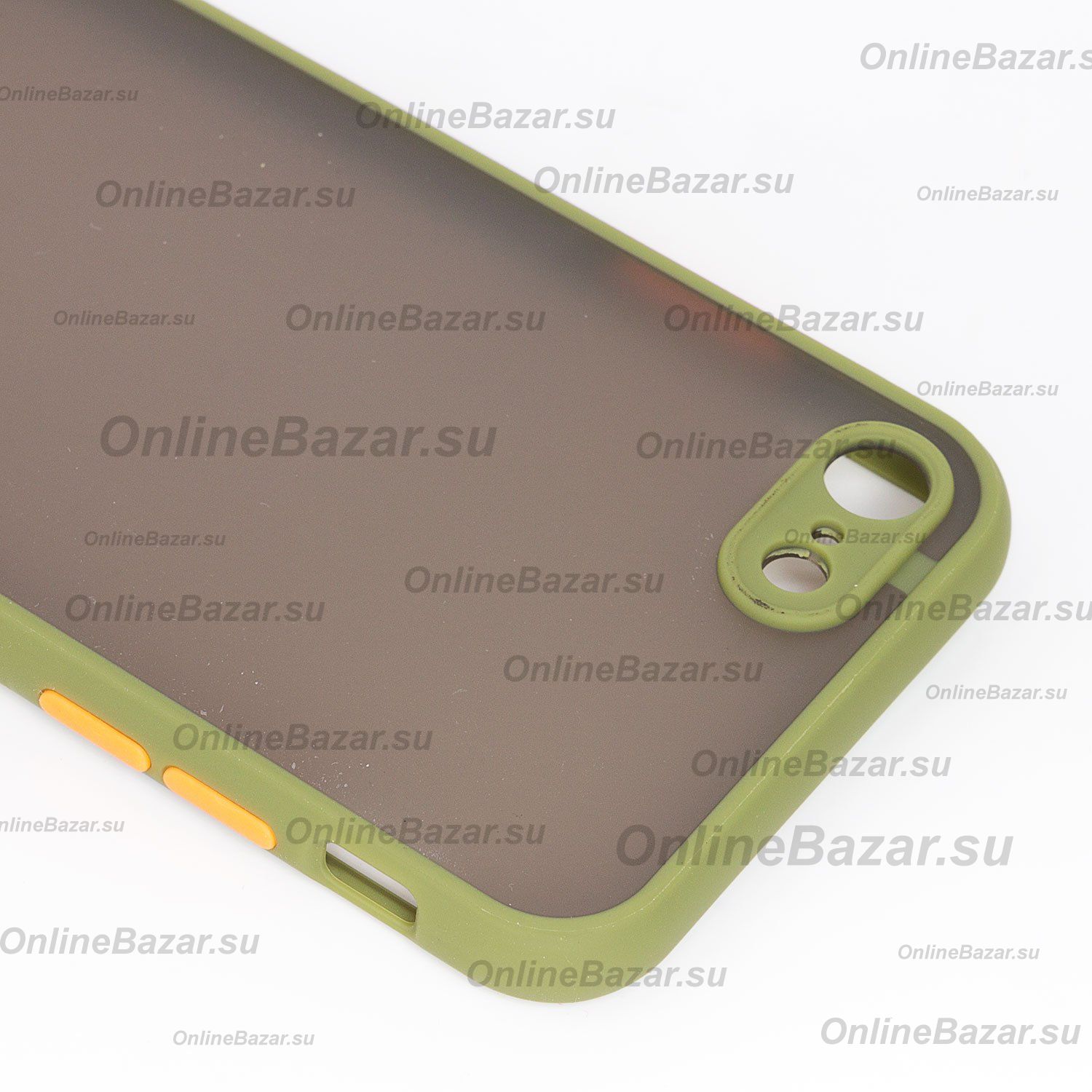 Чехол для Apple iPhone 8 пластиковый с окантовкой <зеленый> ― Nsk.OnlineBazar.su