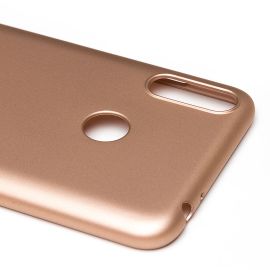 Чехол для Huawei Honor 8C задняя крышка пластик Soft Touch <золотой>
