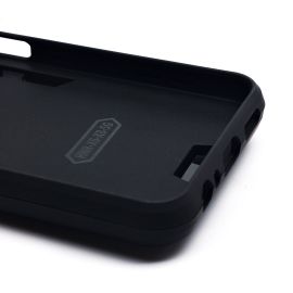 Чехол для Huawei Honor X6 силиконовый противоударный с кольцом <черный>