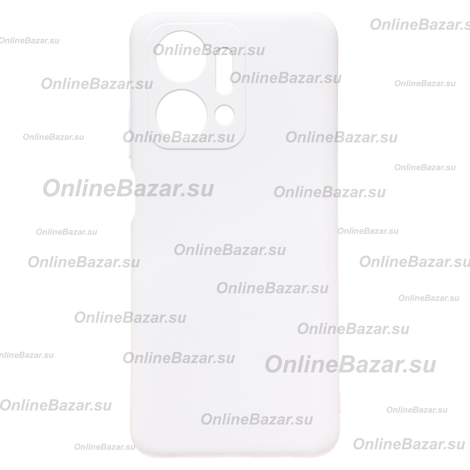 Чехол для Honor X7a Plus (RKY-LX1) силиконовый Soft Touch 4 <белый> ― Nsk.OnlineBazar.su