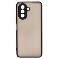 Чехол для Huawei MGA-LX9N пластиковый с окантовкой <черный> ― Nsk.OnlineBazar.su