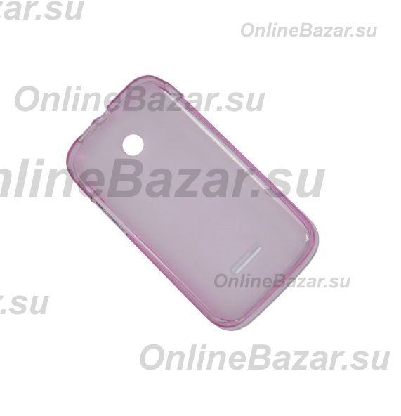 Чехол для Huawei U8685D (Ascend Y210) силиконовый матовый <розовый> ― Nsk.OnlineBazar.su