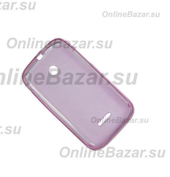 Чехол для Huawei U8685D (Ascend Y210) силиконовый матовый <розовый> ― Nsk.OnlineBazar.su