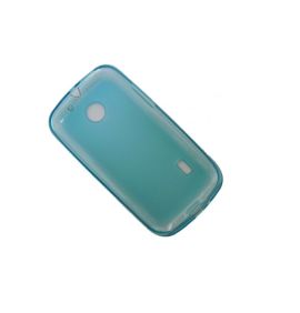 Чехол для Huawei U8861 силиконовый матовый <голубой>