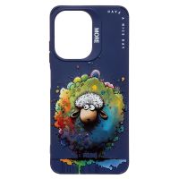 Чехол для Infinix Hot 30i (X669D) силиконовый (рис. 335/овечка) <темно-синий> ― Nsk.OnlineBazar.su