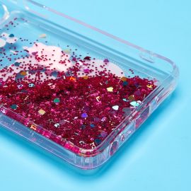 Чехол для Infinix Hot 40i (X6528B) силиконовый 3D игрушки <бордовый>