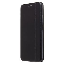 Чехол для Infinix Hot 50i (X6531B) флип боковой кожзам №3 <черный>