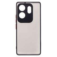Чехол для Infinix Zero 30 (X6731B) пластиковый с окантовкой <черный> ― Nsk.OnlineBazar.su