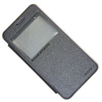 Чехол для Lenovo Vibe K5 (A6020) флип боковой пластик-кожзам с окошком Nillkin Sparkle <серый> ― Nsk.OnlineBazar.su