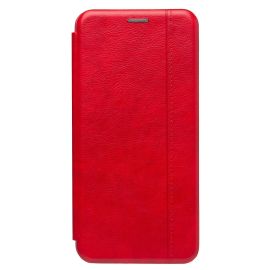 Чехол для Oppo A96 флип боковой кожзам №3 <красный>