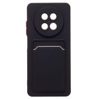 Чехол для Realme RMX3999 силиконовый с картхолдером №9 <черный> ― Nsk.OnlineBazar.su