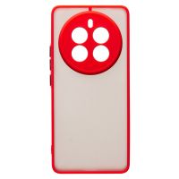 Чехол для Realme 12 Pro+ 5G пластиковый с окантовкой <красный> ― Nsk.OnlineBazar.su
