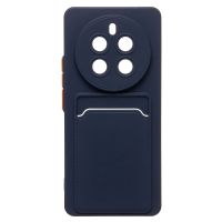 Чехол для Realme 12 Pro 5G силиконовый с картхолдером №9 <темно-синий> ― Nsk.OnlineBazar.su