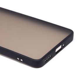 Чехол для Realme 15 5G пластиковый с окантовкой <черный>