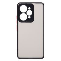 Чехол для Realme RMX5101 (RMX5101) пластиковый с окантовкой <черный> ― Nsk.OnlineBazar.su