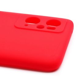 Чехол для Realme 9i силиконовый матовый №5 <красный>