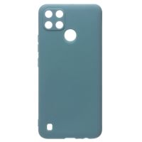 Чехол для Realme RMX3263 силиконовый матовый №5 <небесно-синий> ― Nsk.OnlineBazar.su