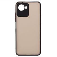 Чехол для Realme RMX3581 пластиковый с окантовкой <черный> ― Nsk.OnlineBazar.su