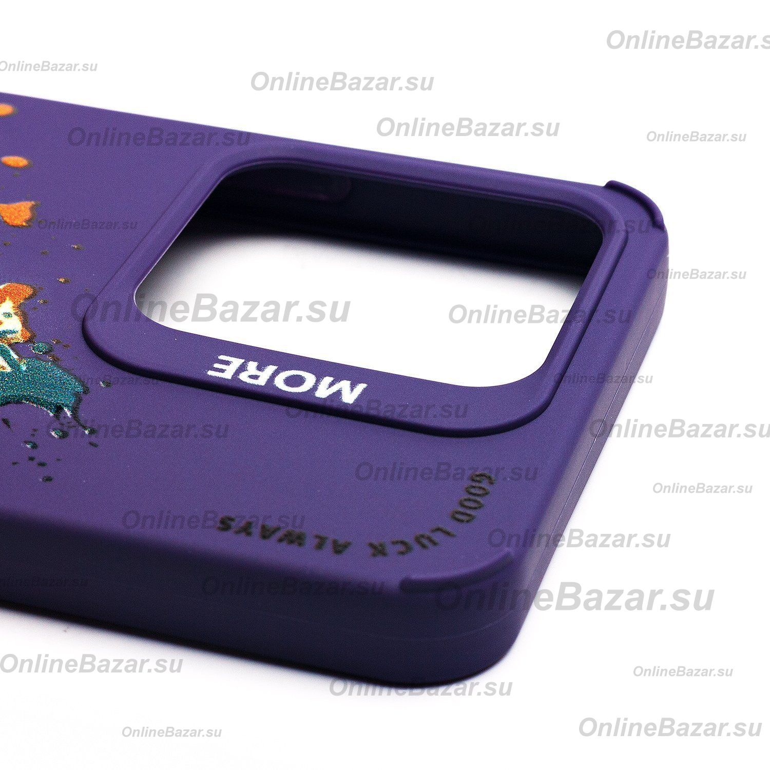 Чехол для Realme C51 силиконовый (рис. 335/кот) <фиолетовый> ― Nsk.OnlineBazar.su