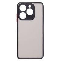 Чехол для Realme RMX3939 пластиковый с окантовкой <черный> ― Nsk.OnlineBazar.su