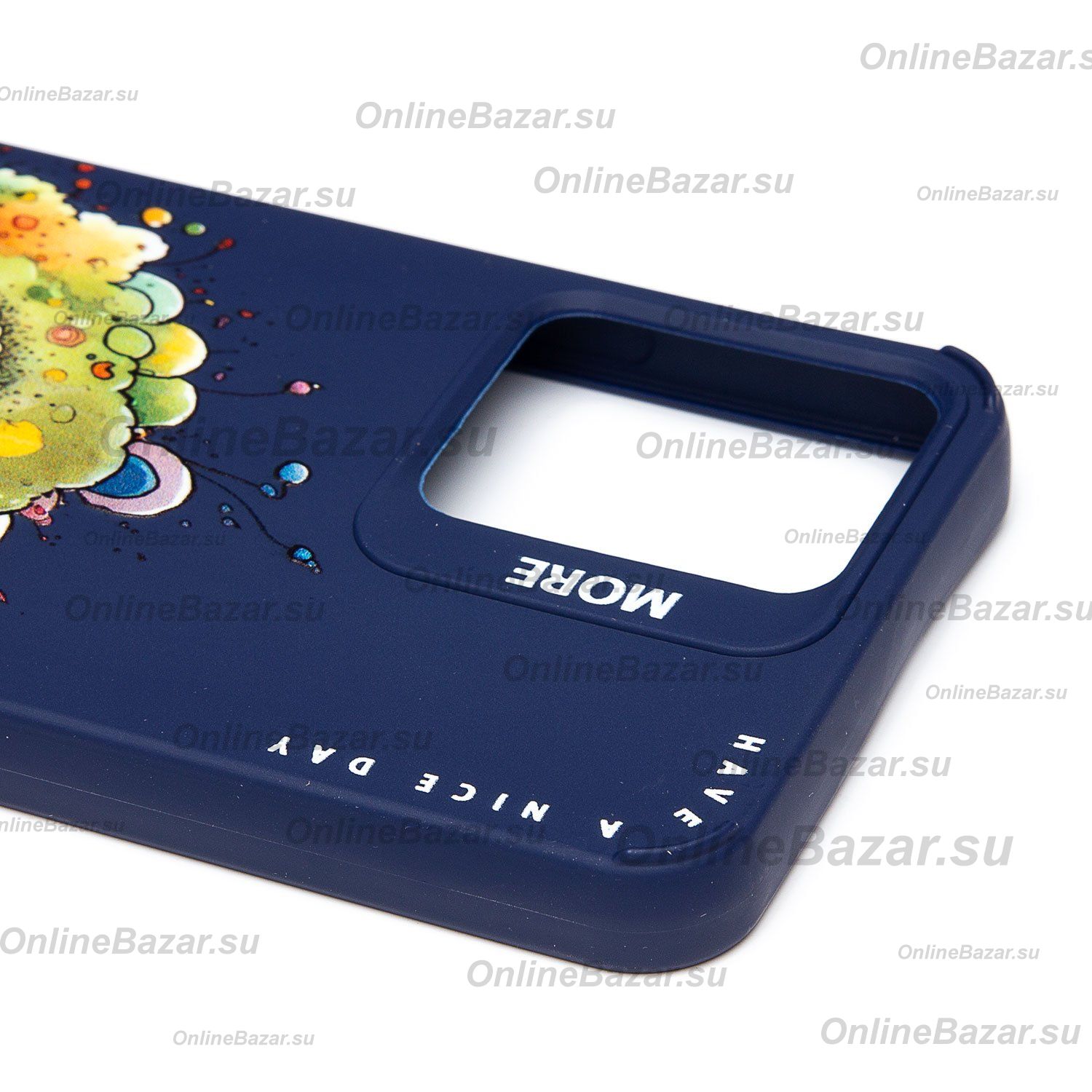 Чехол для Realme RMX3581 силиконовый (рис. 335/овечка) <темно-синий> ― Nsk.OnlineBazar.su