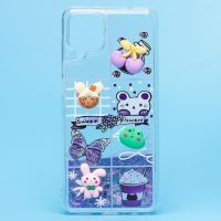 Чехол для Samsung SM-A125F (Galaxy A12) силиконовый 3D игрушки <фиолетовый> ― Nsk.OnlineBazar.su