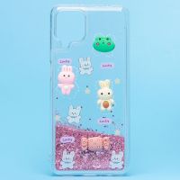 Чехол для Samsung SM-A125F (Galaxy A12) силиконовый 3D игрушки <розовый> ― Nsk.OnlineBazar.su