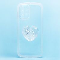 Чехол для Samsung SM-A135F (Galaxy A13) силиконовый с попсокетом сердце <прозрачный> ― Nsk.OnlineBazar.su