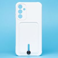 Чехол для Samsung SM-A155F (Galaxy A15) силиконовый с картхолдером №4 <белый> ― Nsk.OnlineBazar.su