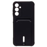 Чехол для Samsung SM-A256E (Galaxy A25 5G) силиконовый с картхолдером №4 <черный> ― Nsk.OnlineBazar.su