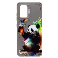 Чехол для Samsung SM-A325F (Galaxy A32) силиконовый (рис. 335/панда) <серый> ― Nsk.OnlineBazar.su