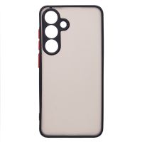 Чехол для Samsung SM-S921B (Galaxy S24) пластиковый с окантовкой <черный> ― Nsk.OnlineBazar.su